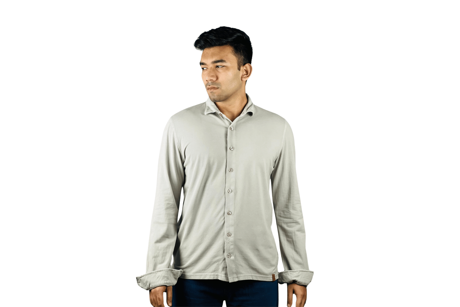 Full Sleeve Shirt (Light Ash): Summer Comfort & Style