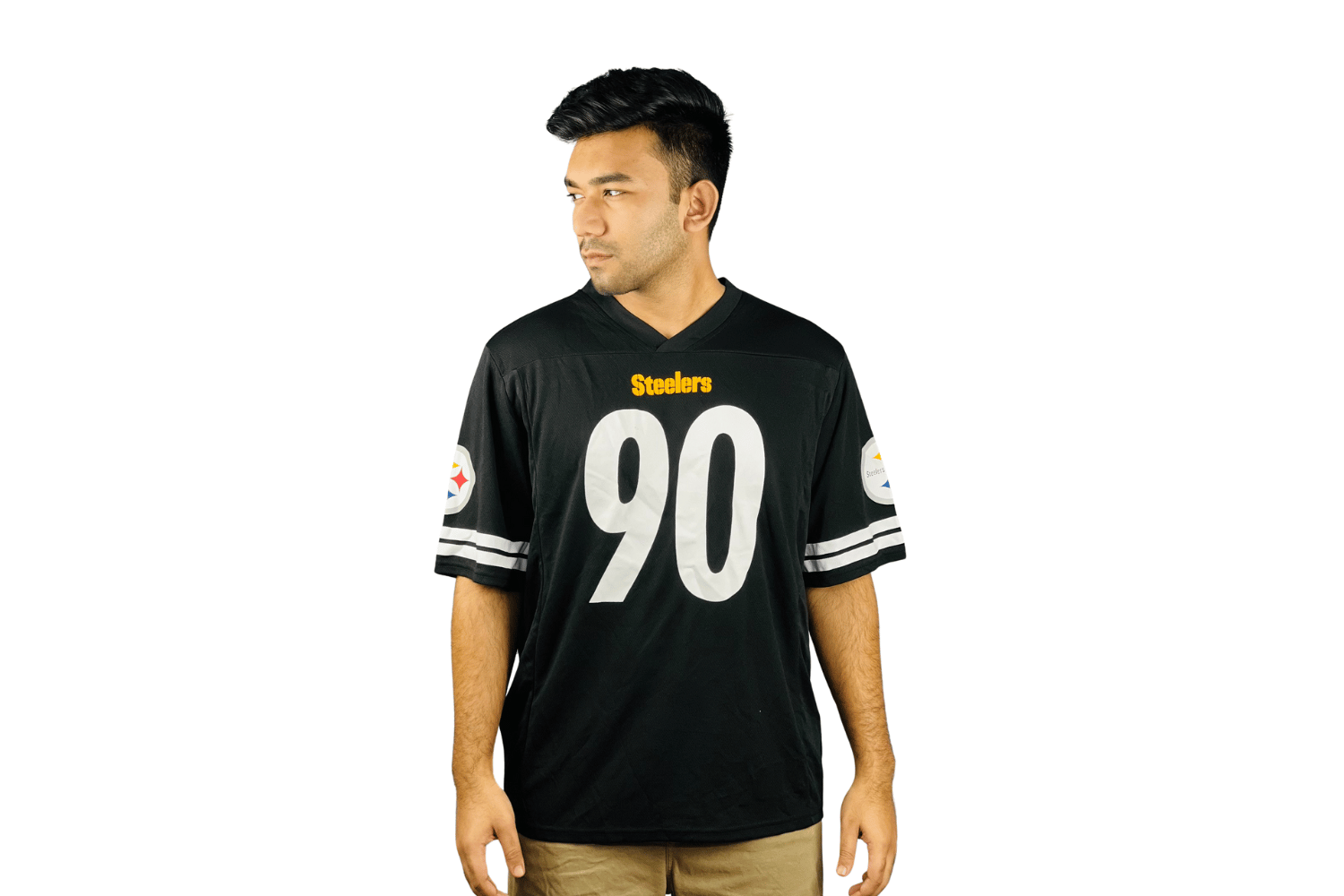 Black & Gold Steelers NFL Jersey - Summer Edition