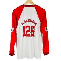 DynamicDuo Monochrome Marvel" - Exclusive Red and White Jersey | Elevate Your Style on Stunner Mart