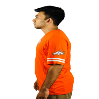 NFL Summer Mesh Jersey - Orange & White