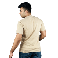 Cream Elegance: Premium Quality T-Shirt for Fashion-Forward Parents at Stunner Mart