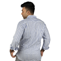 Lavender Check Elegance: Remi Cotton Full Sleeve Shirt - Exclusively on Stunner Mart