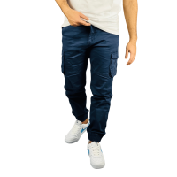 VenturaFlex Cargo Elegance: Stunner Mart's Signature Navy Explorer Pant