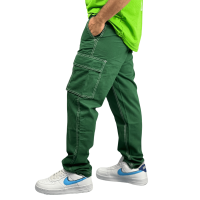 Stunner Mart FlexiChic Cargo Jogger: Urban Green Vibes