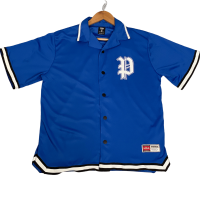 Dynamic Blue Baseball Jersey - Elevate Your Game with Style and Performance.