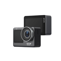 The product is titled "SJCAM SJ11 Active 4K Dual Touchscreen Action Camera.