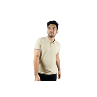 Guess Radiant Comfort Yellowish-White Polo Shirt