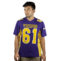 smartbdbazar Purple Yellow Premium Jersey: Unleash Vibrant Fan Style with White Print. Limited Edition. Order Now!